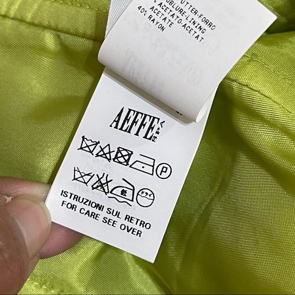 Moschino Cheap and Chic Strapless Mini Dress Size 10 Green - Picture 12 of 14